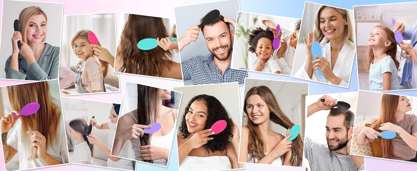 denman brush curly hair.