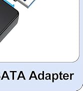 Hard Drive Reader, USB 3.0 to SATA Adapter &amp; Duplicator for Internal 2.5'' SSD 3.5'' HDD with 12V...