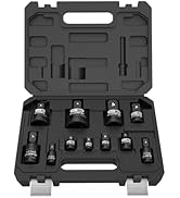 OTLOOMTBT 11PCS Impact Socket Adapter &amp; Swivel Socket Set - Crafted from Industrial-Grade CR-MO S...