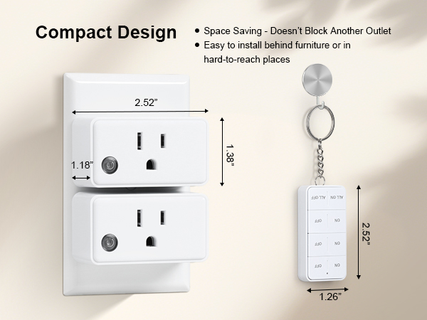 wireless remote control outlet