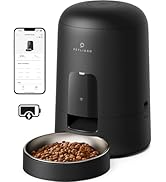 PETLIBRO Automatic Cat Feeder, Wi-Fi Rechargeable Cat Food Dispenser Battery-Operated with 30-Day...