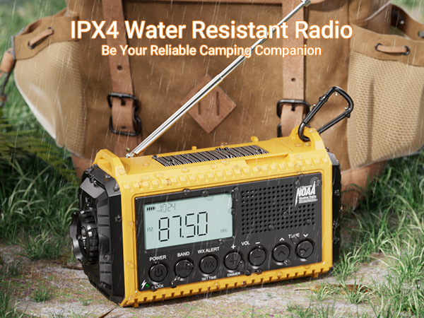 emergency supplies noaa radio water resistant