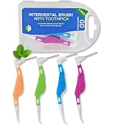 Genco Dental Interdental Brushes - Dental Tools for Effective Plaque and Tartar Removal, Dental P...