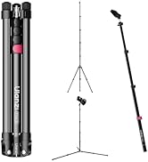 ULANZI TT43 II Light Stand, 86.61" Lightweight Reverse-Folding Tripod with Quick-Release Tilt Hea...