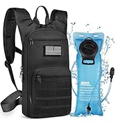 NOOLA 3L Hydration Backpack, Water Backpack with TPU Water Bladder, Tactical Hydration Pack for M...