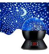 MOKOQI Star Projector Night Lights for Kids with Timer, Toys for 2-5-14 Year Old Boys Room Lights...