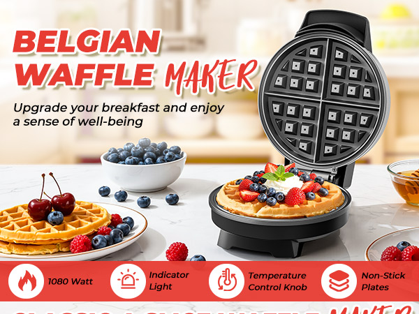 BELGIAN WAFFLE MAKER