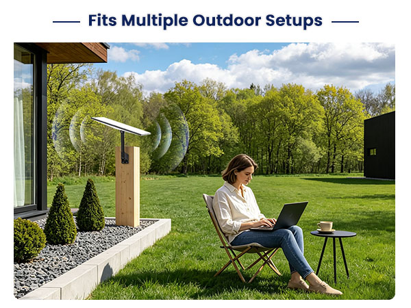 Fits Multiple Outdoor Setups