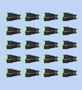 ANLINK 20 PCS Female DC Power Connectors, 12V DC Barrel to Screw Terminal Jack Adapter Connectors...