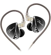 CCA Polaris 4 Tone Adjustable in Ear Monitor Headphones, Dynamic Dual Driver IEM Earphones, HiFi ...
