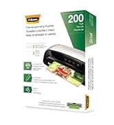 Fellowes Thermal Laminating Pouches, Letter Size Sheets, 5mil 200pk, Clear (5743601)