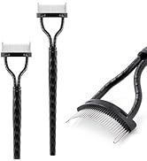 KINGMAS Eyelash Comb Separator, Eye Lash Separator Eyelash Definer Mascara Comb Applicator with C...