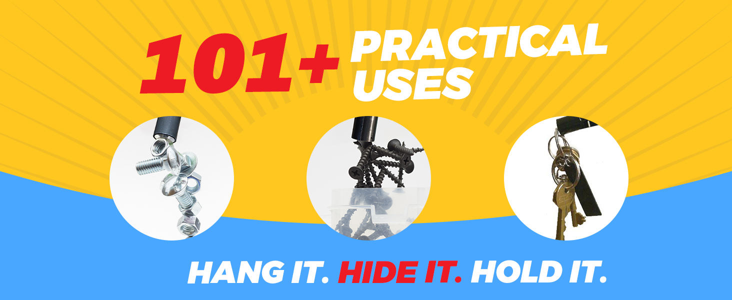 Hang It. Hide It. Hold It.