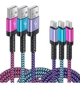 C Charger Cable Car Fast Charging Extension Power Cord Phone Android Type C 10FT/6FT/3FT compatib...