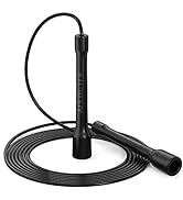 APLUGTEK Speed Jump Rope, Tangle-Free Fast Jumping Ropes for Fitness and Exercise, Adjustable Ski...
