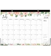 2026-2027 Desk Calendar - Jul 2026 - Dec 2027, 18 Months Large Monthly Desk Calendar, 17" x 12", ...