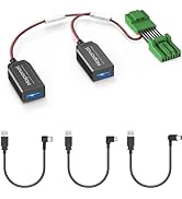 Naponal GPS DashCam Power Adapter,(7Pin Type A Connector) Mirror Camera Radar Charger Station GPS...