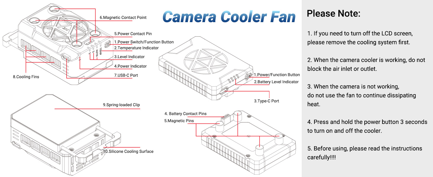 Camera Cooler Kit
