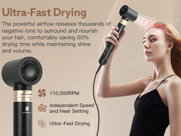 Webeauty hair dryer brush blow 5 in 1 air styler