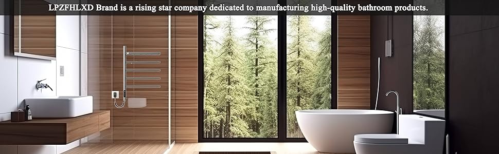 Swivel Heated Towel Rack for Bathroom