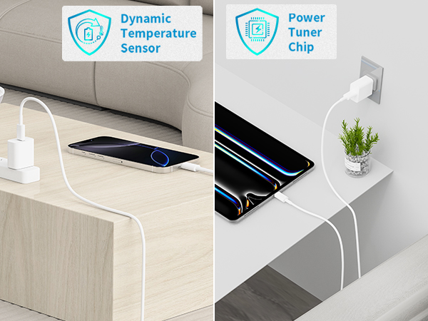 MFi Certified iPhone 16 Charger Fast Charging 2Pack 20W USB C Power Adapter Type C Wall Charge Block