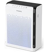 Air Purifiers for Home Large Room up to 2200ft², MOOKA Air Purifier for Home Pets Bedroom with EC...