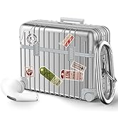 KOREDA Compatible with AirPods Pro 2nd/1st Generation Case Cover, Cute Funny Suitcase Design Case...