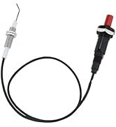 DALQUIS 1 Set Propane Push Button Piezo Igniter, Piezo Spark Ignition with 20“ Long Wire and Cera...