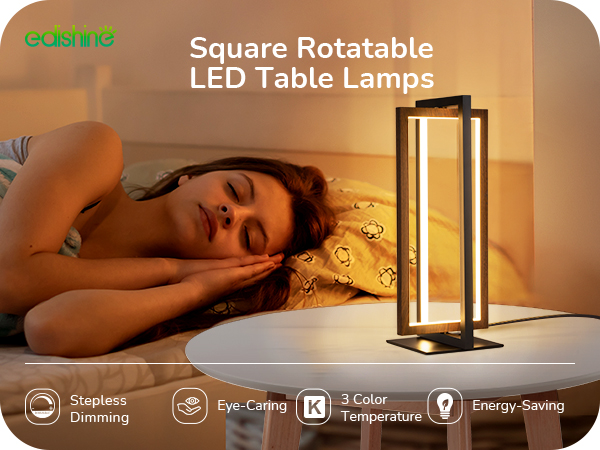 Minimalist LED Bedside Table Lamp