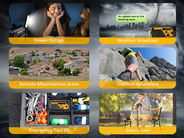 storm emergency radio outdoor