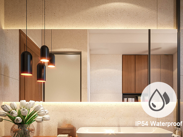 led bathroom strip lights