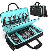 AUROTIER DJ Bag for DDJ-FLX4/DDJ 200/DDJ 400/DDJ REV1, Padded DJ Controller Crossbody Bag with 4 ...