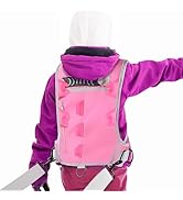 Hikeen Ski and Snowboard Harness Trainer for Kids wtih Dinosaur Shape Adjustable Leash Metal Buckle