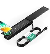 QBA Recessed Power Strip with 15W Wireless Charger, PD 30W USB C, 3 TR AC Outlets, Flush Mount Po...