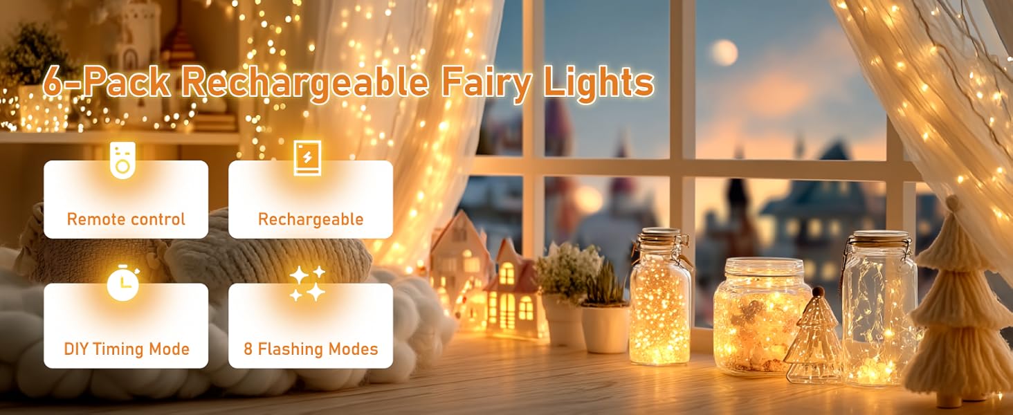 rechargeable fariy lights