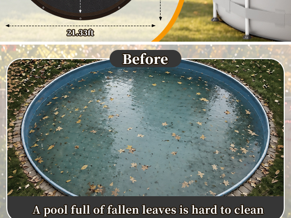 Pool Leaf Net-18ft