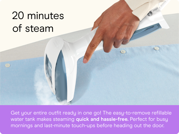 Conair garment steamer clothes turbo extreme steam fabric cloth handheld attachments wrinkle remove