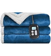 LaffyLo Electric Heated Blanket Twin Size - 62