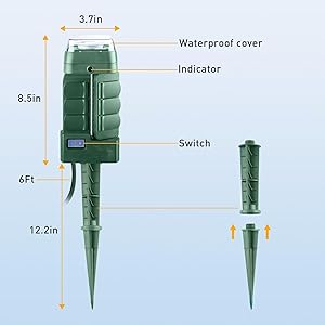 christmas light timer outdoor