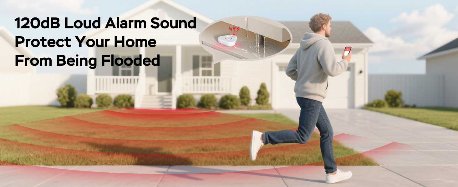 water sensor alarm leak detector