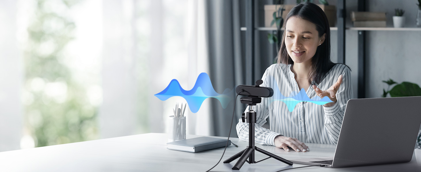 EMEET C960 Webcam with Tripod