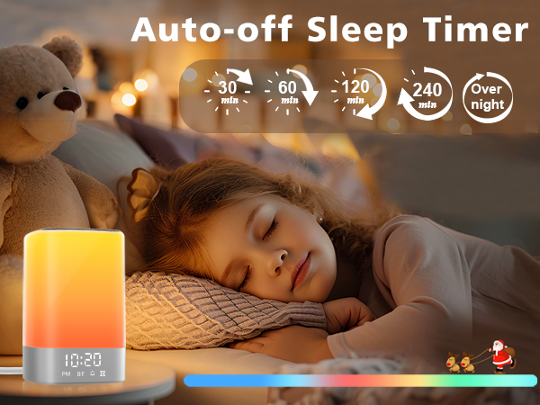 night light sound machine alarm clock with sound machine kids night light birthday gifts for girls