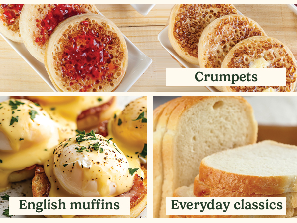 Crumpets English Muffins everday classics