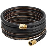 Giraffe Hybrid Garden Hose 5/8" x 25ft, Custom Length, NO Kink, Flexible, Leakproof Hose with Mal...