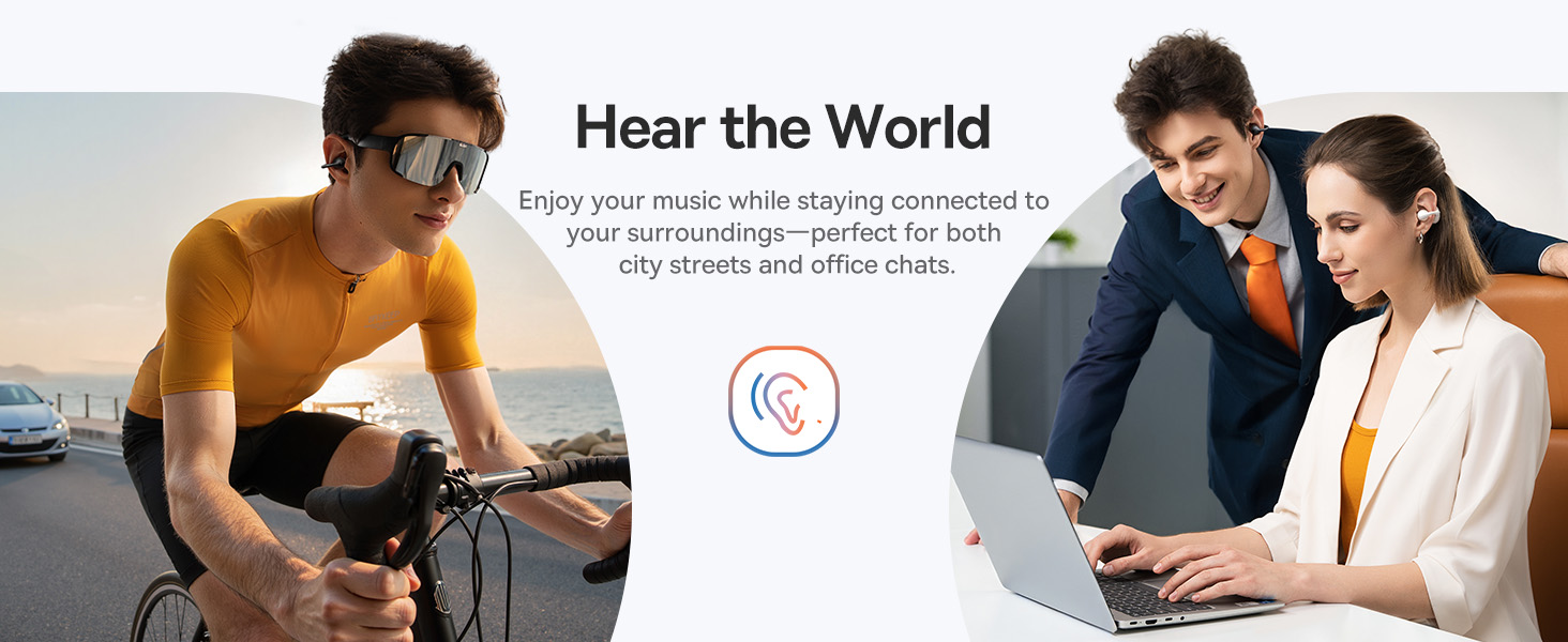 open ear earbuds open ear headphones wireless ear buds bluetooth clip on earbuds running workout