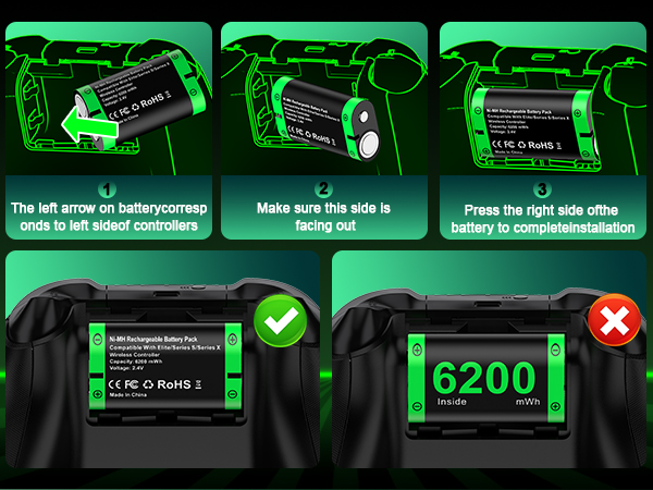xbox one controller battery pack