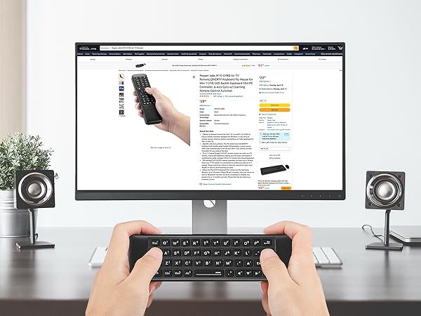 W10 GYRO Air TV Remote from PEPPER JOBS