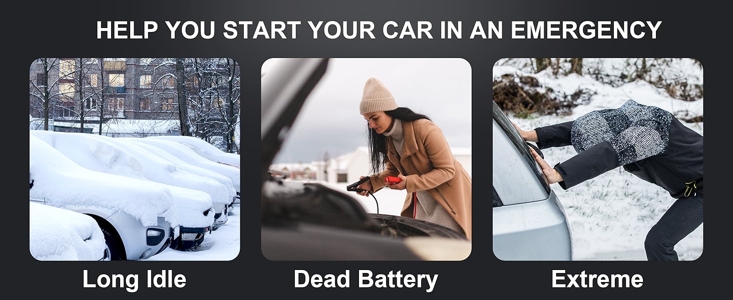 Jump Box Pack Chargers with Jumper Cables