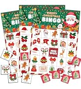 OHOME Christmas Games | Christmas Bingo for Kids - 24 Players Christmas Crafts Party Favors Suppl...