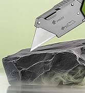 WORKPRO Box Cutter, Utility Knife Quick Change Blade Razor Knife, Folding Pocket Knife with Belt ...